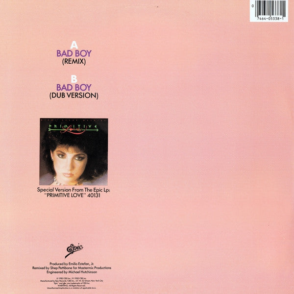 Miami Sound Machine - Bad Boy (Remix)