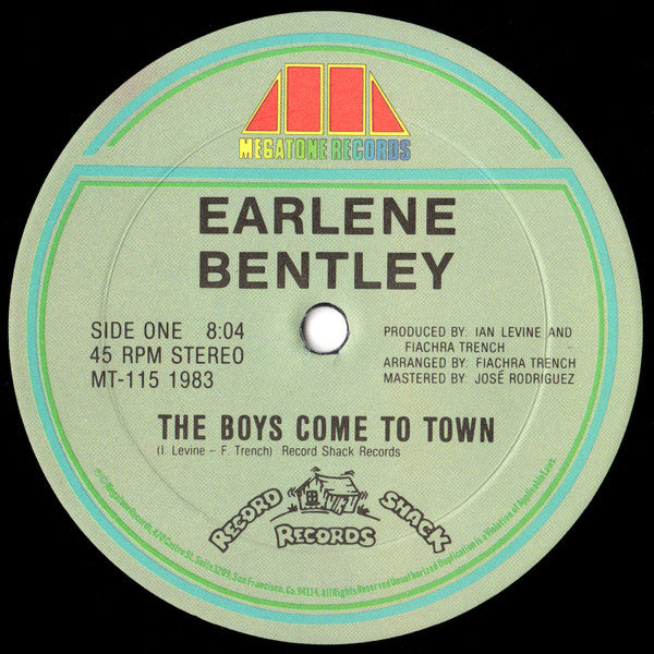 Earlene Bentley - The Boys Come To Town
