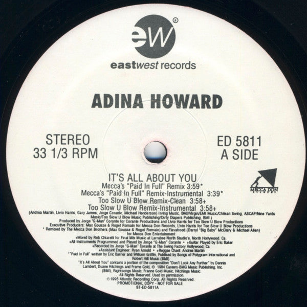 Adina Howard - It's All About You