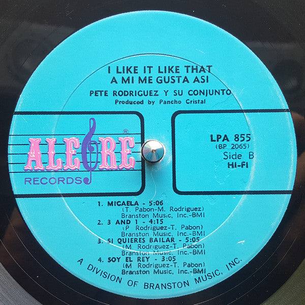 Pete Rodriguez (2) - I Like It Like That (A Mi Me Gusta Asi)
