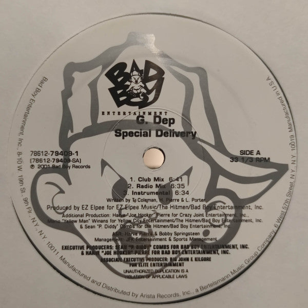 G-Dep - Special Delivery / Child Of The Ghetto