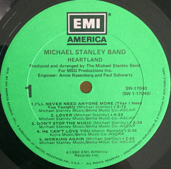 Michael Stanley Band - Heartland