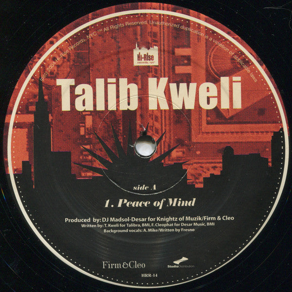 Talib Kweli - Peace Of Mind