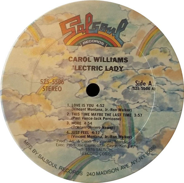 Carol Williams - 'Lectric Lady