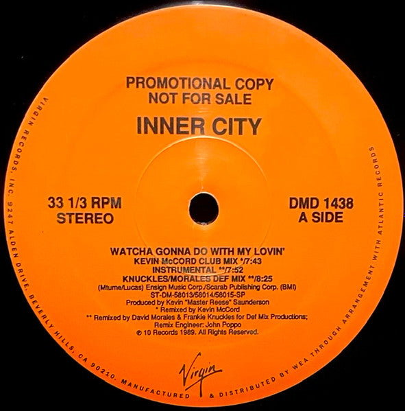 Inner City - Watcha Gonna Do With My Lovin'