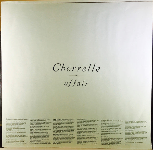 Cherrelle - Affair