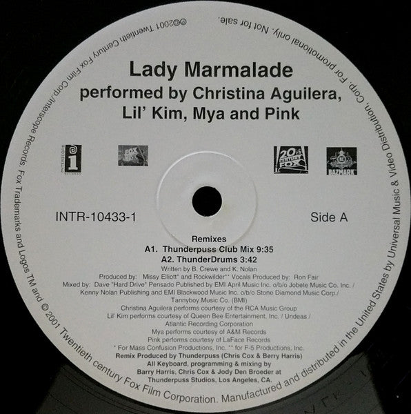 Christina Aguilera - Lady Marmalade (Thunderpuss Mixes)