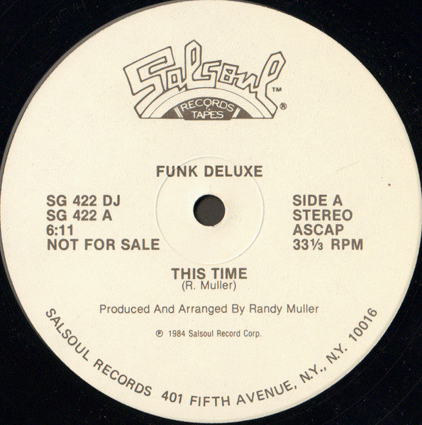 Funk Deluxe - This Time