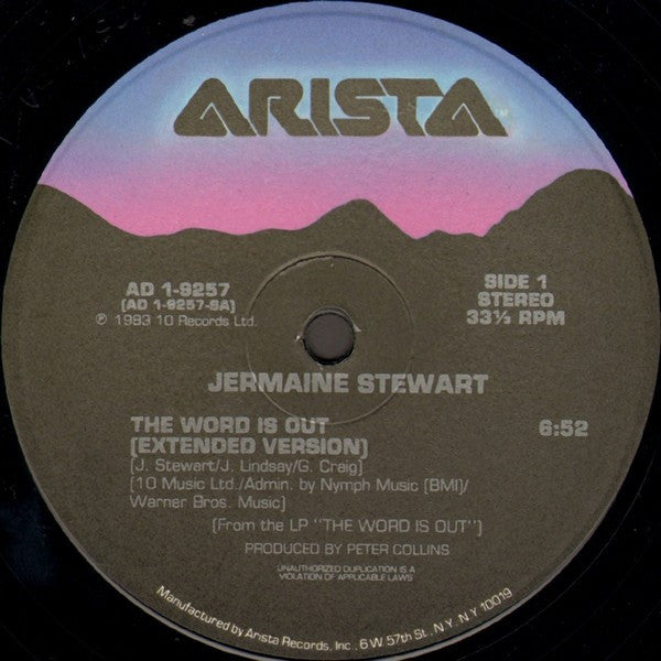 Jermaine Stewart - The Word Is Out