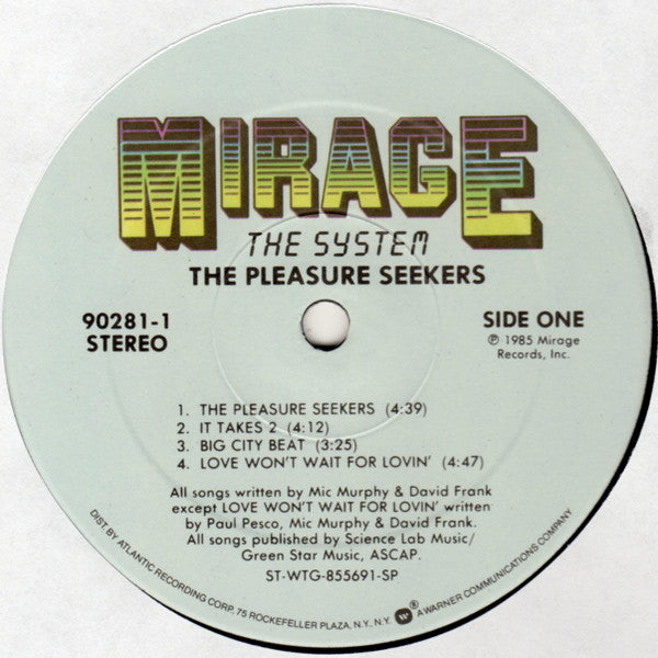 The System - The Pleasure Seekers