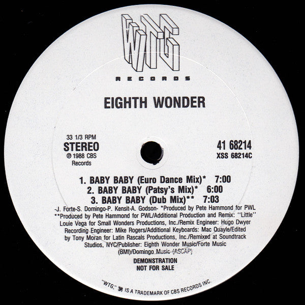 Eighth Wonder - Baby Baby