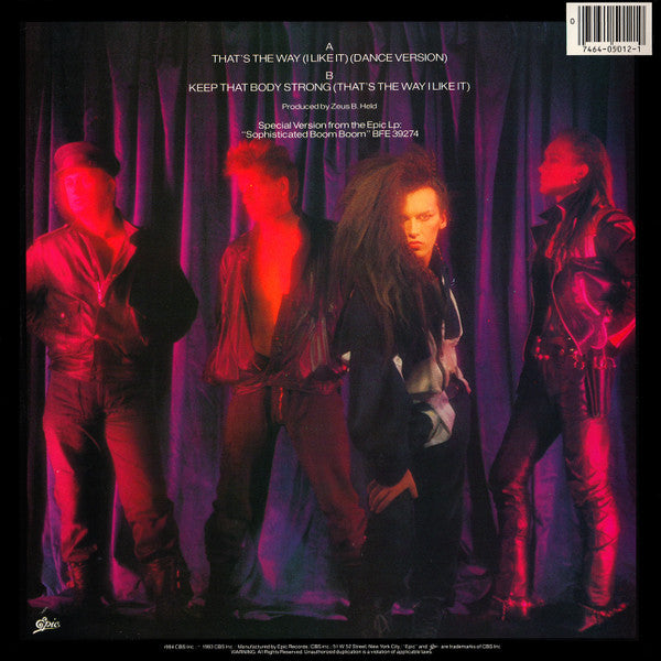Dead Or Alive - That's The Way (I Like It) (Dance Version)