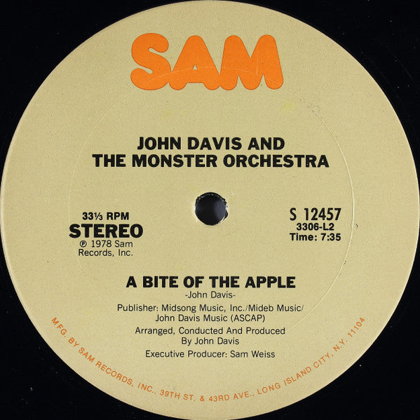 John Davis & The Monster Orchestra - Ain't That Enough For You / A Bite Of The Apple