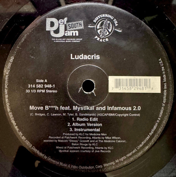 Ludacris - Move B***h / Keep It On The Hush