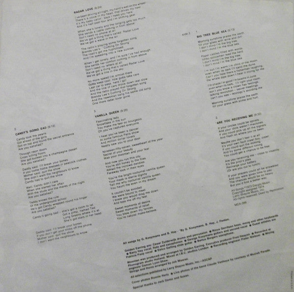Golden Earring - Moontan