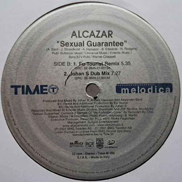 Alcazar - Sexual Guarantee
