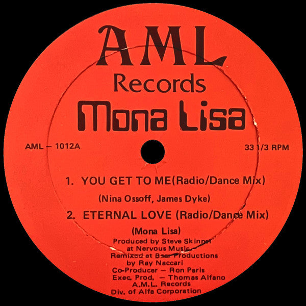 Mona Lisa (9) - You Get To Me/Eternal Love