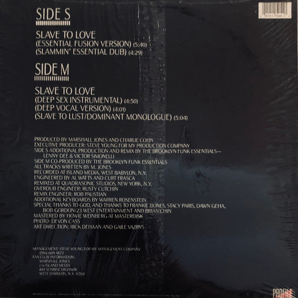 Marshall Jones (2) - Slave To Love
