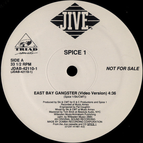 Spice 1 - East Bay Gangster