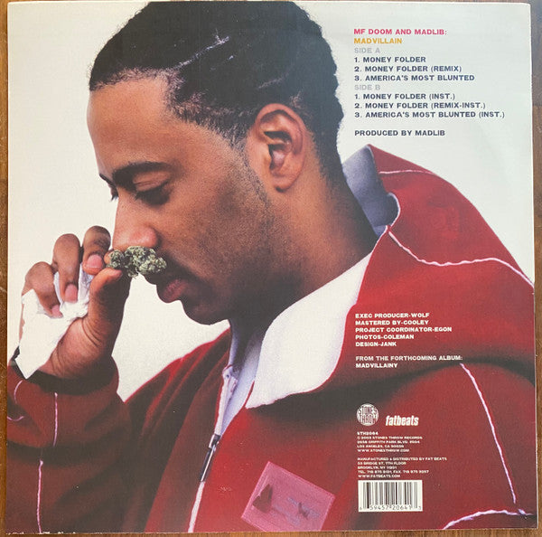 Madvillain (Madlib + MF DOOM) Money Folder / America's Most Blunted (12", 2003)