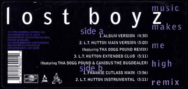 Lost Boyz - Music Makes Me High (Remix)