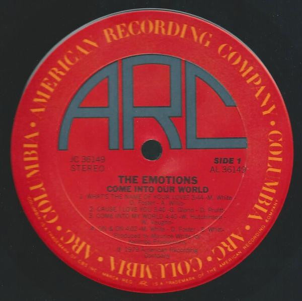 The Emotions - Come Into Our World