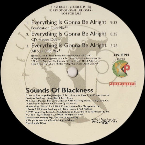 Sounds Of Blackness - Everything Is Gonna Be Alright