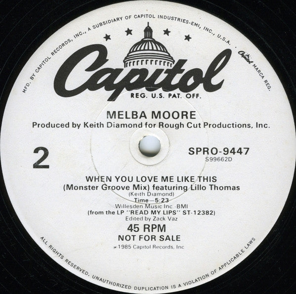 Melba Moore - When You Love Me Like This