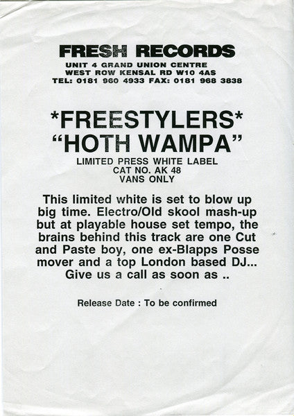 Freestylers - Hoth Wampa