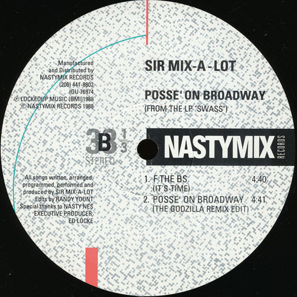 Sir Mix-A-Lot - Posse' On Broadway