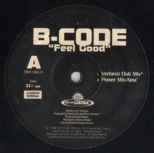 B-Code - Feel Good