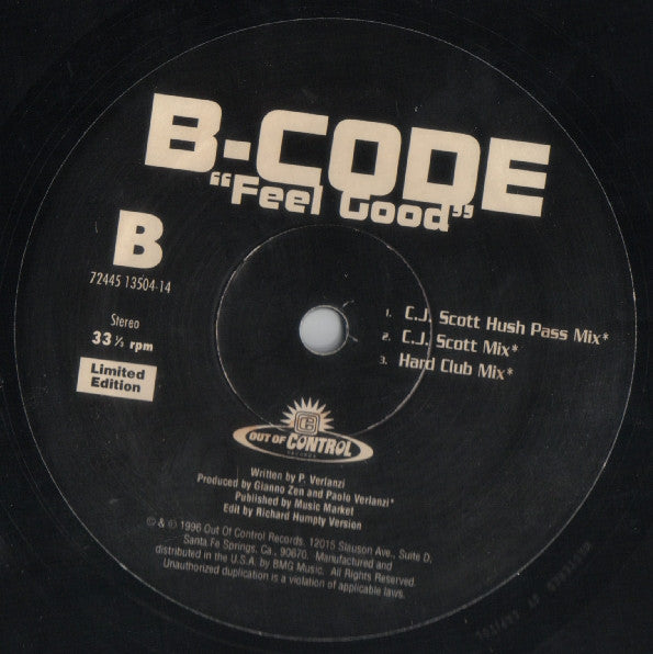 B-Code - Feel Good