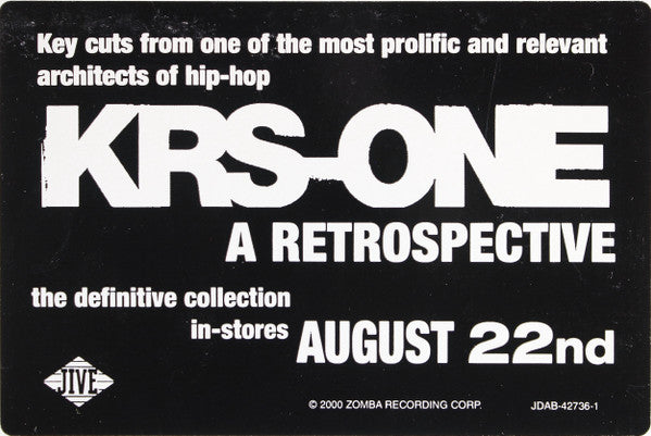 KRS-One - A Retrospective - Key Cuts
