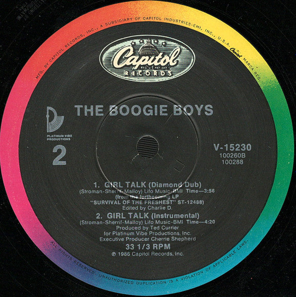 Boogie Boys - Girl Talk