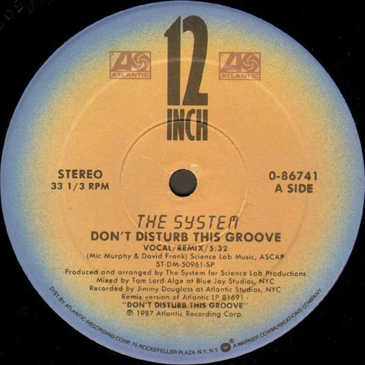 The System - Don't Disturb This Groove
