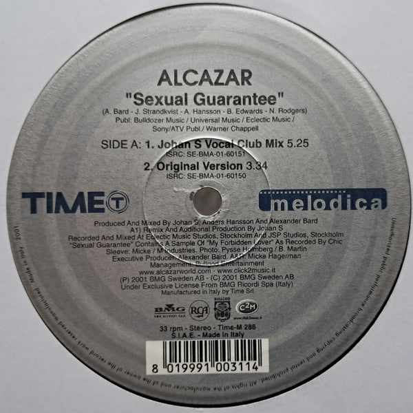 Alcazar - Sexual Guarantee