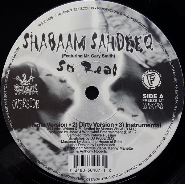 Shabaam Sahdeeq - So Real / It Could Happen