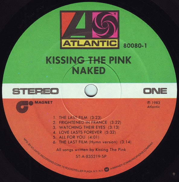 Kissing The Pink - Naked