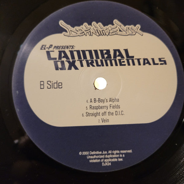 El-P Presents Cannibal Ox - Cannibal Oxtrumentals [2LP, 1st PRESS]