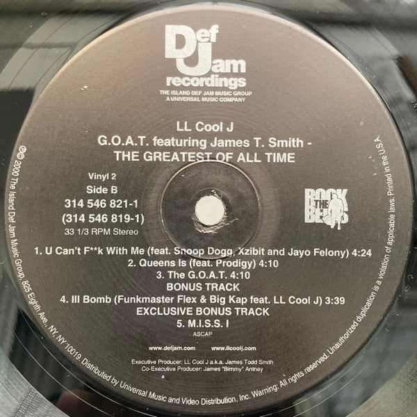 LL Cool J - G.O.A.T. Featuring James T. Smith The Greatest Of All Time