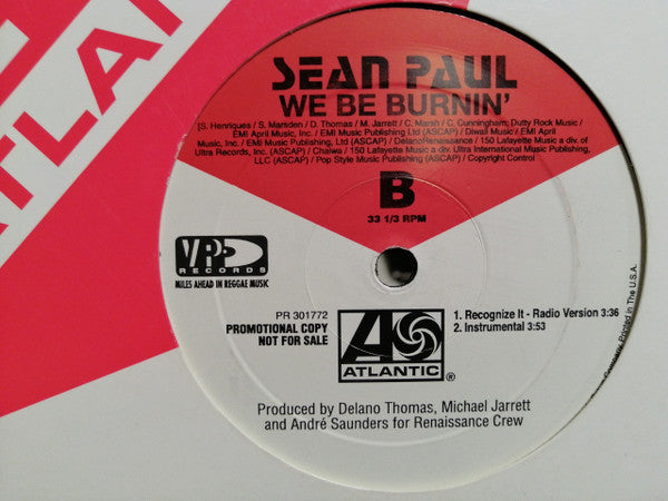 Sean Paul - We Be Burnin'