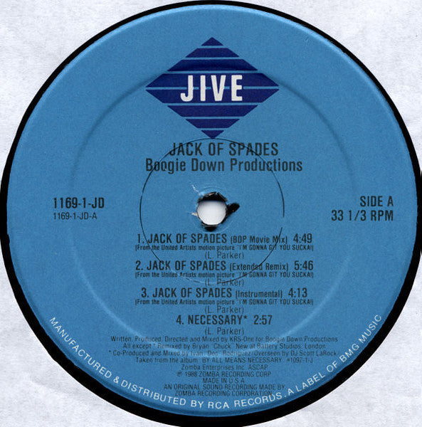 Boogie Down Productions - Jack Of Spades / I'm Still #1