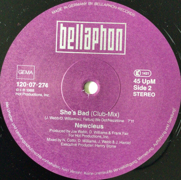 Newcleus - She's Bad
