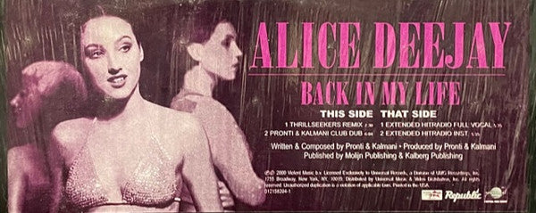 Alice Deejay - Back In My Life