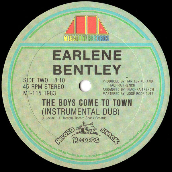 Earlene Bentley - The Boys Come To Town