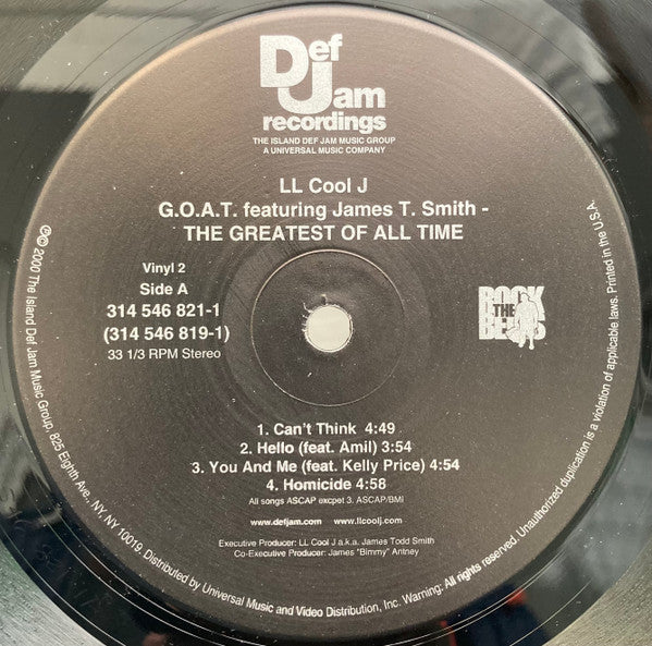 LL Cool J - G.O.A.T. Featuring James T. Smith The Greatest Of All Time