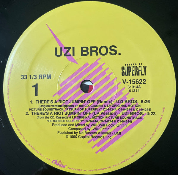 Uzi Bros. - There's A Riot Jumpin' Off / Cheeba Cheeba