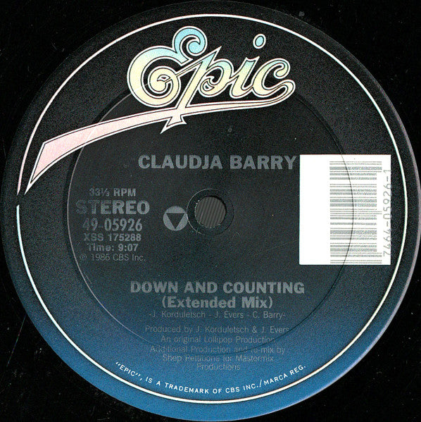 Claudja Barry - Down And Counting