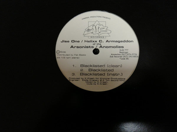 The Arsonists - Blacklisted / MC Squared