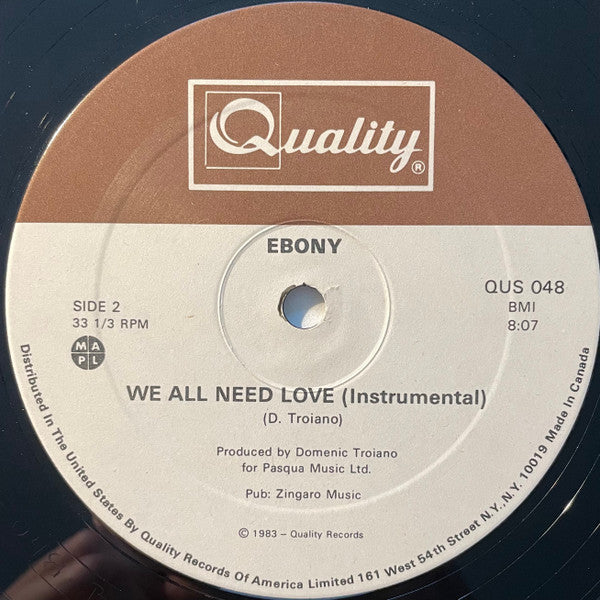 Ebony (2) - We All Need Love